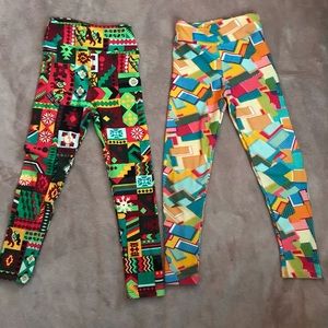 Girls Size S/M LulaRoe Leggings